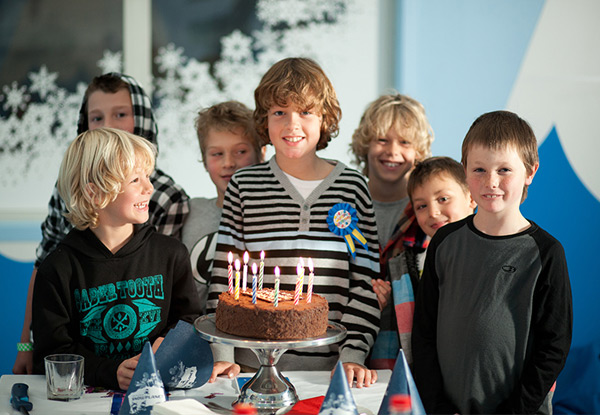 Children's Birthday Party Package for Six Children incl. 50-Minute Ski or Snowboard Instruction, Entry to the Snow, Rental Equipment, Themed Table Setting & Kids' Party Meal