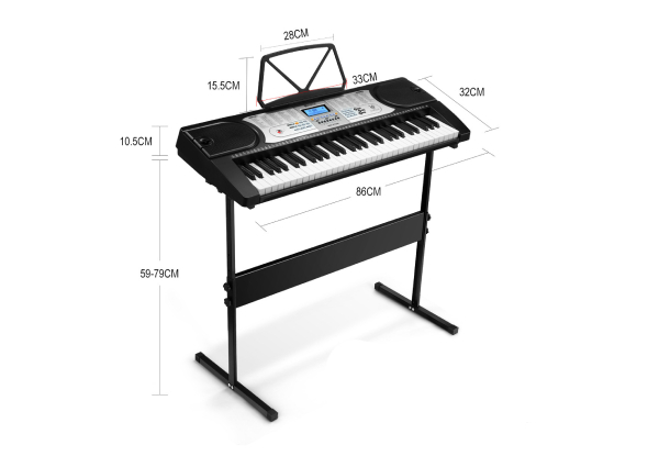 61-Key Portable Electric Piano - Two Colours Available