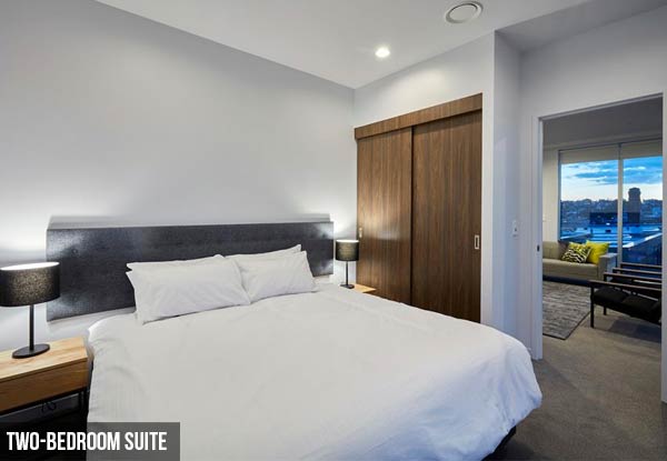 Two-Night Auckland CBD Getaway for Two in a One Bedroom Apartment incl. Wifi - Options for Four People in a Two Bedroom Suite or Six People in a Three Bedroom Suite