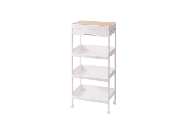 Four Tier Trolley with Drawer