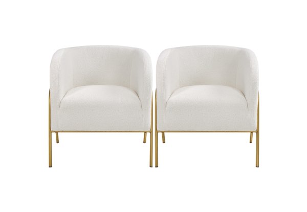 Two-Pack Contemporary Accent Armchair