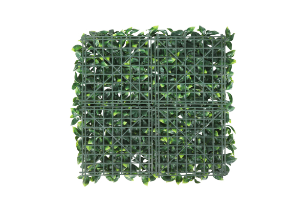 12-Pack Greenzone 50x50cm Artificial Buxus Hedge Wall Style