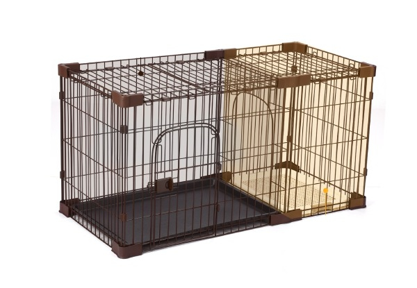 Large Pet Crate with Toilet Tray
