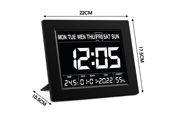 LED Digital Calendar Clock - Two Colours Available