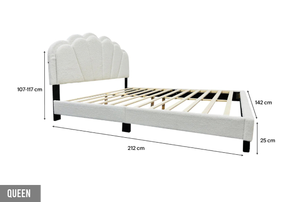 Luciana Bed Frame with LED Light - Available in Two Sizes