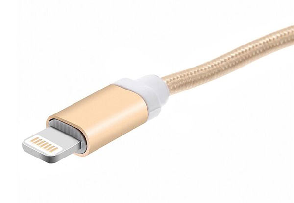 1.5m 8-Pin USB High Speed Charge Cable Compatible with iPhone - Three Colours Available with Free Delivery