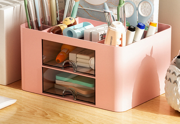 Multifunctional Desk Organiser - Available in Three Colours & Option for Two