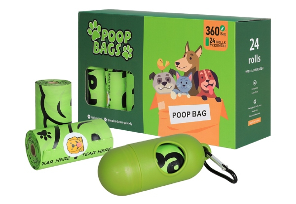 PaWz Compostable Biobased Dog Poop Bag Dispenser - Three Options Available