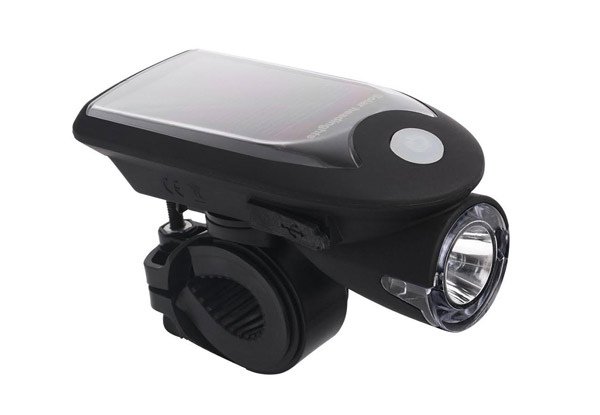 $19 for a Solar & USB Rechargeable LED Waterproof Bicycle Light