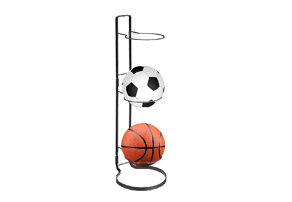Three-Tier Sports Equipment Ball Storage Rack