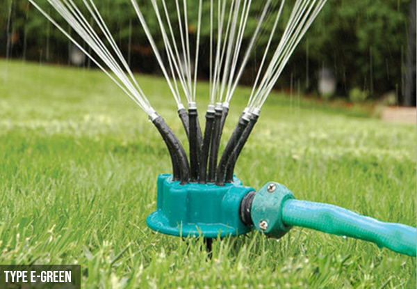 360 Degree Rotating Automatic Lawn Water Sprinklers Range  - Five Styles & Option for Two Available with Free Delivery