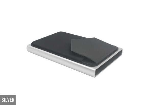 Aluminium Pop Up RFID Card Wallet
