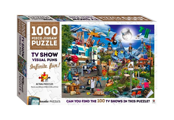 1000-Piece Jigsaw Puzzle on Puntastic TV Shows