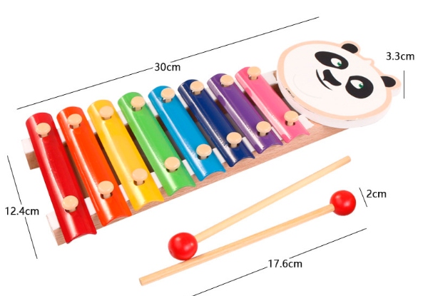 Wooden Panda Xylophone Toy • GrabOne NZ