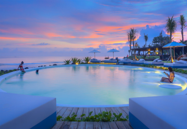 Two-Person Four-Night Bali Getaway incl. Daily Breakfast, Surfing Sessions, Yoga or Fitness Sessions & Two Cocktails Each Evening - Options for Five- or Seven-Night Stay