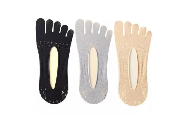 Three Pairs of Anti-Friction Invisible Socks - Option for Six Pairs