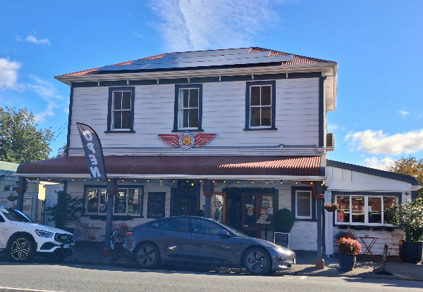 $49 Breakfast or Lunch for Two People with Drinks at The Main Street Deli & Cafe in Greytown Value $100 (Save 51%)