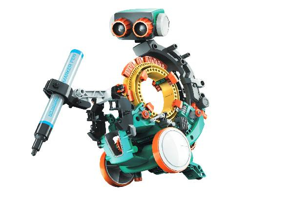 Five-in-One JCM Mechanical Robot Toy