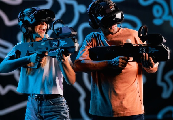 Virtual Reality Experience for Two People - 200SQM Arena Games to Choose From Include Far Cry VR, Undead Arena, Sol Raiders, Zombie Survival, Singularity, Engineerium & Outbreak - Options for up to Eight Players