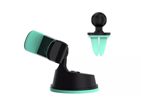 Universal Car Smartphone Holder for Air Vent or Dashboard - Two Colours Available