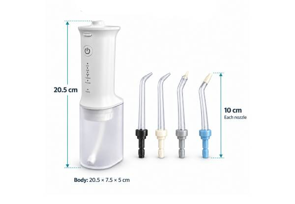 Portable Oral Irrigator with Four Nozzles