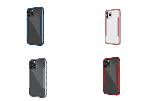 Military Standard Metal Mobile Phone Case Compatible with iPhone 12 Series - Three Colours Available