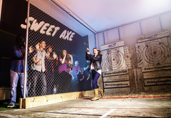 One-Hour Axe Throwing Experience for up to Seven People - Valid in  Auckland Or Wellington