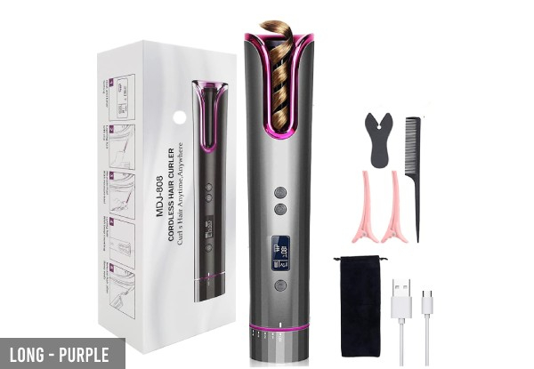 Cordless Hair Curler - Three Options Available