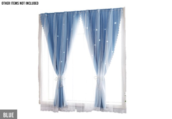 Gauze Curtains - Four Colours Available - Option for Two