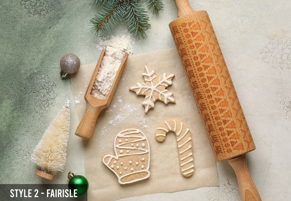 Bread & Butter Laser Etch Wooden Rolling Pin - Two Styles Available - Elsewhere Pricing $38.99