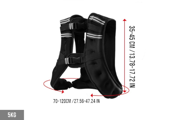 Workout Adjustable Weighted Vest - Available in Two Options