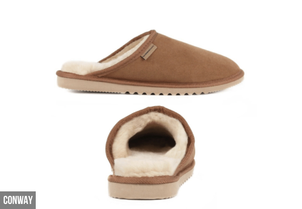 NZ-Made Scuff Slipper Range - Four Styles & 11 Sizes Available