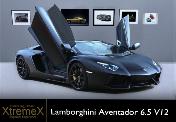 Lamborghini Aventador Supercar Passenger Experience - Options for 12km Sprint, 18km Super Sprint & 24km Gauntlet