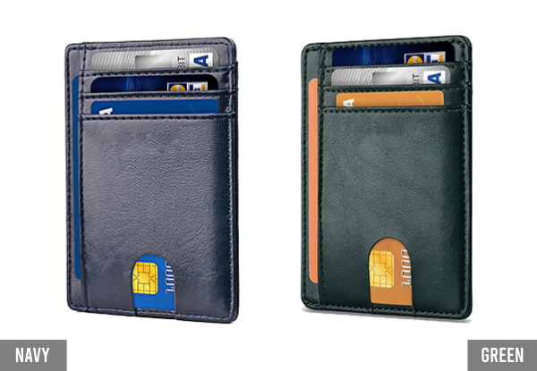 Minimalist Front Pocket RFID Blocking Wallet - 12 Colours Available