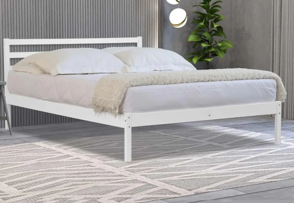 Atlas Wooden Bed Frame - Four Sizes Available