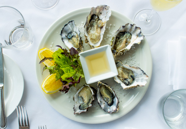 Half a Dozen Oysters & a Glass of Moet for One Person - Options for up to Eight People