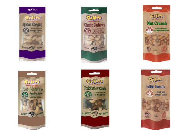 12-Pack Variety Mix of GONUTZ Pouches
