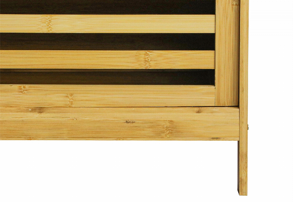 Levede Four-Tier Bamboo Shoe Cabinet