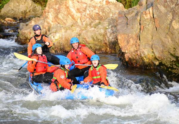Epic Whitewater Grade 3 River Rafting, or Inflatable Kayak / Double Duckie River Tour incl. Lunch & Photos
