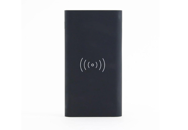 10,000mAh Wireless Charger Power Bank Compatible with iPhone & Android