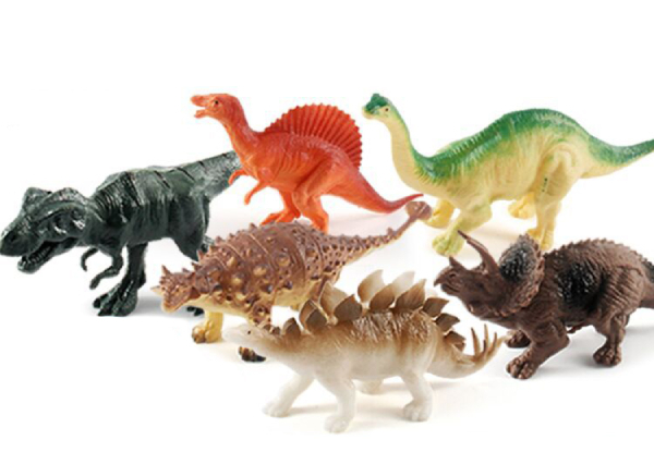 44-Piece Realistic Rubber Dinosaur Toy Set