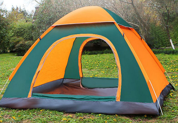 Outdoor Three-Person Camping Pop-Up Tent