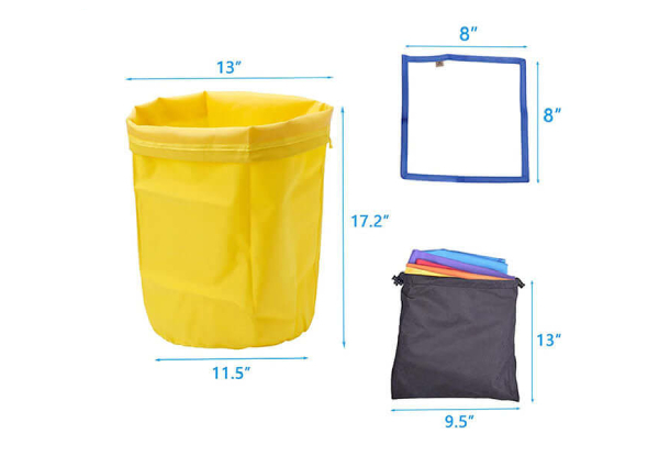 Five-Piece Five Gallon Filter Bubble Bag