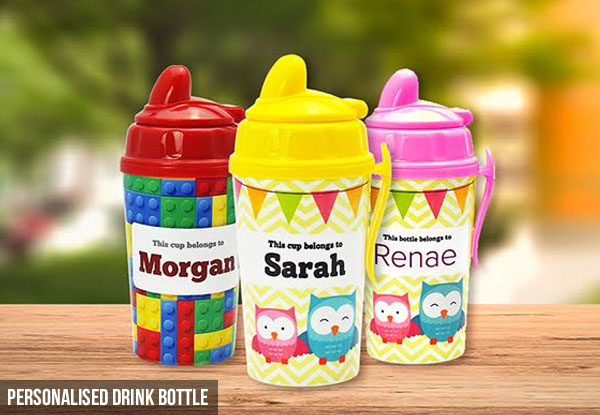 Kid's Personalised Drink Bottle or Lunchbox