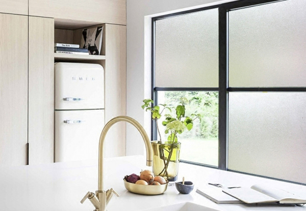Clear 50 x 100cm Frosted Window Film - Option for Two, Three & Four-Piece