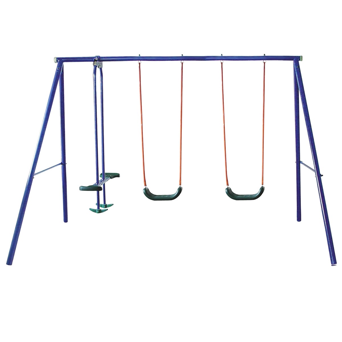 Kids Swing Set with Two Seats & One Glider