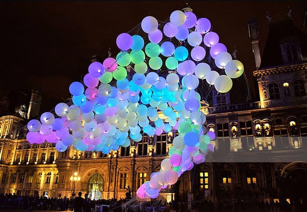 Ten LED Balloons with Free Delivery