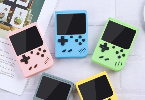 500 in 1 Handheld Gaming Console - Blue