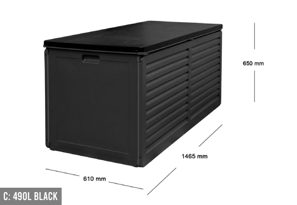 Outdoor Storage Box Range - Available in Six Options