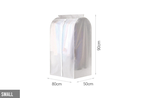 Zippered Clothing Dust Cover Bag - Four Sizes Availabile